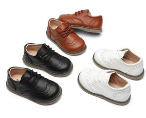 Mocasines Infantiles Unisex de Piel Sintética con Diseño Nuevo, Sin Cordones, para Invierno, Escuela, Vestir, Suela de Goma Suave, para Fiestas al Aire Libre, Bodas y Actividades Infantiles - Product Image 1