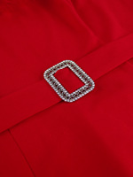 Robe de soirée rouge pour femmes, style 2025, robe rouge courte, robe rouge courte sexy pour femmes rondes