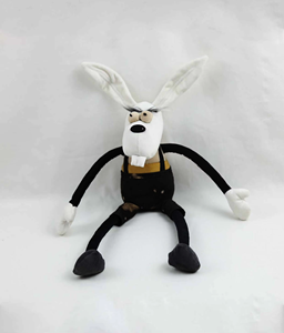 Peluche interactive électronique super douce, musicale et qui couine, en coton PP lavé, anti-stress, la plus vendue - Product Image 3