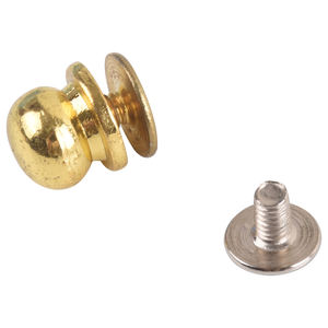 Haute qualité or clair sacs Base Rivet ceintures décoratif goujon seau clou goujon bricolage artisanat cuir ceinture Bracelet rond tête <span class=keywords><strong>de</strong></span> <span class=keywords><strong>moine</strong></span> - Product Image 2