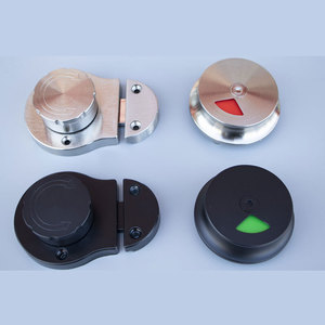 Furniture Lock D30 Aluminum Alloy Brushed Industrial Design Keyless 24 27 Mm Door Thickness Occupancy Indicator - Product Image 1