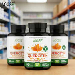 High Quality Quercetin &amp; Bromelain <strong>Natural</strong> Extract Antioxidant Beauty Vitamins Capsules-Private Brand Health <strong>Supplement</strong> - Product Image 2