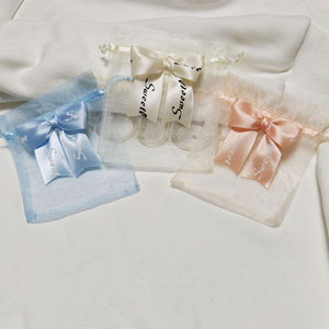 Wholesale High Quality Mesh Organza Gift Jewelry Pouch Wedding Decoration <b>Drawstring</b> <b>Bag</b> - Product Image 6