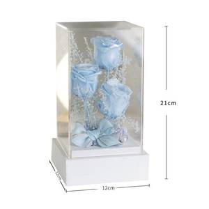 Usine En Gros Acrylique Boîte <span class=keywords><strong>Cadeau</strong></span> Préservé Rose Fleurs Luxueux Saint Valentin <span class=keywords><strong>Cadeau</strong></span> De Noce Faveurs <span class=keywords><strong>Cadeau</strong></span> D'<span class=keywords><strong>anniversaire</strong></span> - Product Image 4