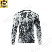 Camiseta de Manga Larga UPF50+ de Alto Rendimiento, Transpirable, Protección UV, Secado Rápido, para Senderismo, Pesca, Playa y Actividades al Aire Libre