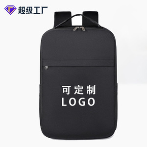 Super Factory Backpack 15 Inches <b>Computer</b> Compartment Unisex Student Travel <b>Bag</b> Solid Color Black Gray Blue Pink Off White - Product Image 1