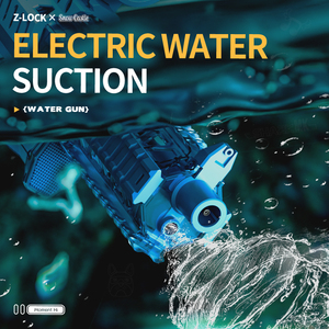 Pistole ad Acqua Elettriche MK, Grandi Spruzzatori d'Acqua Manuali e Automatici per Bambini e Adulti, Giochi da Piscina, Blaster ad Acqua - Product Image 5