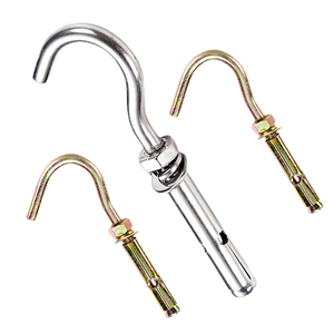 Crochets en acier inoxydable/acier au carbone, ancre à expansion à anneau ouvert, crochet robuste pour suspendre paniers et ventilateurs de plafond M6 - Product Image 1
