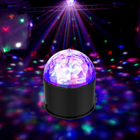 Projecteur d'éclairage ambiant de scène disco rotatif cylindrique mural, boule magique colorée, stroboscope, indice de protection IP65, entrée 86-265V
