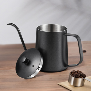 Bouilloire à café en acier inoxydable 304 à bec col de cygne pour un café filtre de précision, idéale pour la maison et le café - Product Image 2