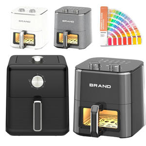 Los mejores suministros de freidora de aire baratos cuadrados de 5L y proveedores de freidoras de aire baratas Protección contra sobrecalentamiento Freidora de aire eléctrica barata - Product Image 2