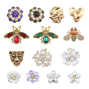 <strong>Custom</strong> <strong>Decorative</strong> <strong>Buttons</strong> High Quality Special Shape <strong>Button</strong> Pearls Cufflinks Clip Over <strong>Button</strong> for Shirt - Product Image 2