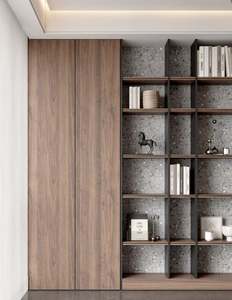 Bibliothèque en bois élégante et simple pour la maison, le bureau, l'école, l'hôtel ou l'appartement, ajout parfait à la garde-robe pour la chambre ou la salle à manger - Product Image 1