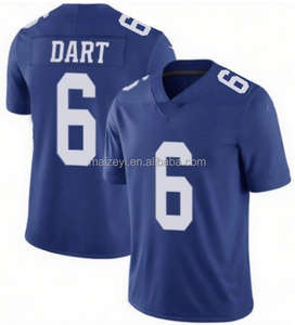 Migliore Qualità Personalizzata # 6 Jaxson Dart # 44 Cam Skattebo # 51 Abdul Carter # Maglia da Football Americano 97 Dexter Lawrence II Cucita - Product Image 4