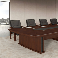 Table de conférence moderne de luxe écologique en MDF, bureau commercial haut de gamme, utilisation hôtelière et scolaire, table de réunion extensible pour 6 à 12 personnes