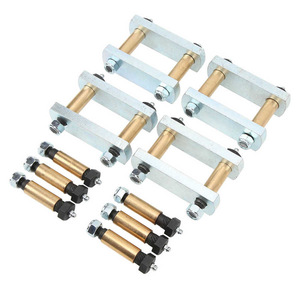 Kit de mejora de grilletes Getitall de 3.125 pulgadas de acero para adaptación de remolques de camión con eje tándem - Product Image 2