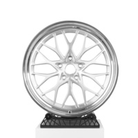 Rines Forjados de 2 Piezas con Borde Pulido en Forma de Y, Plateados, de 18, 19, 20, 21 y 22 Pulgadas, 5x120, 5x114.3 para BMW, Audi, Benz, Nissan