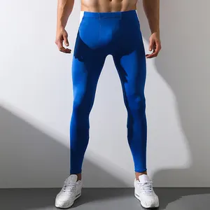 HOSTARON Men's Compression Pants Polyester Compression Leggings Sports Running Football Training Base Layer Tights