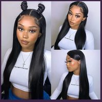 La plus longue armure brésilienne de cheveux raides bruts de 40 50 pouces, trame de cheveux humains brésiliens 100%, paquet de cheveux humains brésiliens de vison super longs