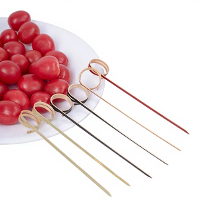 Piques à cocktail en bambou jetables, écologiques, brochettes à fruits en bambou, bâtonnets en bambou biodégradables, hamburger, sandwich - Product Image 1