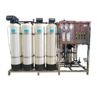 Système purificateur d'eau salée forage saumâtre/eau de puits osmose inverse 1000L/H 2000L/H 3000L/H pompe d'irrigation potable PLC