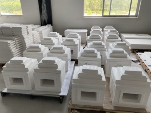 Nhiệt độ cao 1200C 1400C 1700c vật liệu chịu lửa alumina lò sợi gốm buồng nóng mô-đun sưởi ấm cho lò múp - Product Image 5