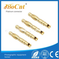 Adaptateur audio et vidéo étanche IP65 personnalisé Jbocnt JB-A-037 H59 4P, prise d'alimentation, connecteurs banane 2,5 mm, contacts en cuivre, mâle 0,5A