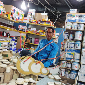 אלמנט פיזואלקטרי מסוג ביזר פיזואו, דיסק קרמי מאלומינה-זירקוניה עם חוט בקוטר 12/15/18/20/27/35/50 מ\\\"מ - Product Image 4