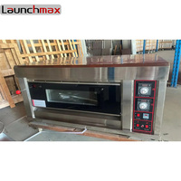 Four de cuisson à pizza électrique à un pont commercial Four de boulangerie à 3 plateaux pour hôtels et restaurants pour la cuisson de la pâtisserie au pain