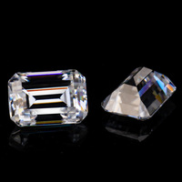 Madonna Gra Certification D E F Couleur Emerald Cut Wholesale Moissanite Loose Moissanite Baguetteb Stones