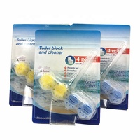 Boule de nettoyage de toilette de panier suspendu en plastique de style nouveau, parfum frais et couleurs colorées