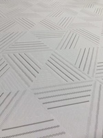 Moeden design bon prix tissu de matelas jacquard tricoté léger