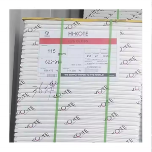 Papier d'art de haute qualité C2S brillant et mat 80gsm 90gsm 100gsm 105gsm 115gsm 120gsm 130gsm 150gsm 157gsm 170gsm - Product Image 4