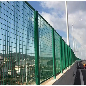 แผงรั้วลวดตาข่ายเชื่อมเคลือบ 3 มิติ คุณภาพสูง สำหรับการเกษตร รั้วเหล็กเคลือบพีวีซี รั้วสวน รั้วป้องกันความปลอดภัย 100 ชุด - Product Image 1