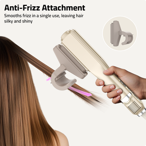Secador de Cabelo Profissional com 3 Acessórios Substituíveis, Alisamento em Uma Etapa, Alta Potência, Iônico, Uso Doméstico e Externo - Product Image 3