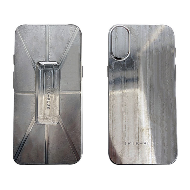3D Sublimation Blank Phone Case Mold for iPhone Single Layer PC Hard Slim Heat Transfer Printed Cell Cover Jig Mould Metal Tools