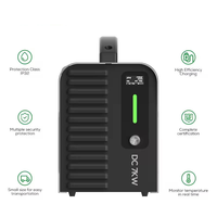 Nouvelle station de recharge pour voiture électrique portable DC 7KW 20A compatible GB/T CCS2 EV ID4 220V IP32