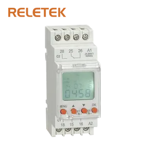 RELETEK Double Channel Multifunction Time Relay RD-TPM2 with LCD Display AC/DC 24-264V Time Controller Dealy Timer Relay