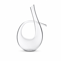 Carafe en verre artistique unique et personnalisable pour la présentation de vins en restaurant, accessoires de vin haut de gamme
