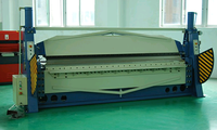 Machine à plier les tôles en fer certifiée CE, à commande manuelle, Plegadora De Metal Sheet Folding Machine