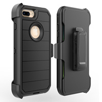 Housse de protection pour téléphone portable de qualité militaire robuste antichoc Defender robuste pour Apple iphone 6/7/8 4.7"
