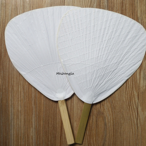 Quạt Giấy Thủ Công Màu Trắng Cỡ Lớn Nhật Bản Giảm Giá Mới Nhất - Product Image 2