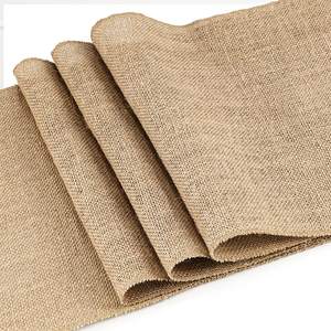 Vente chaude Premium 100% chemin <span class=keywords><strong>de</strong></span> table en <span class=keywords><strong>jute</strong></span> tissu <span class=keywords><strong>de</strong></span> <span class=keywords><strong>toile</strong></span> <span class=keywords><strong>de</strong></span> <span class=keywords><strong>jute</strong></span> imprimé écologique pour les mariages - Product Image 4