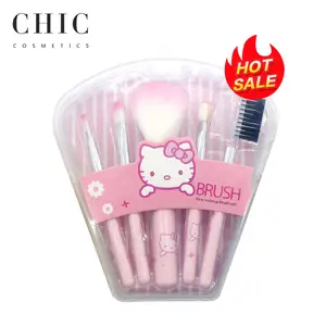 Factory Direct Supply 5 Make-up-Pinsel Set für Anfänger Tragbare Make-up-Werkzeuge Blush Foundation Hello ed Kitty Lidschatten pinsel