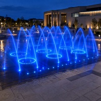 Fontaine musicale programmable LISHI grande échelle avec lumière, ombre, danse de l'eau, laser RGB, contrôle IA, IP68, CE, RoHS, OEM, pour hôtels, parcs, centres commerciaux 5