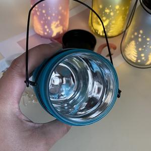 أوعية زجاجية فارغة لامعة للشموع مع غطاء لولبي وطباعة مصقولة، برطمانات ماسون للهدايا وأعياد الميلاد والعطلات، بيع بالجملة - Product Image 5