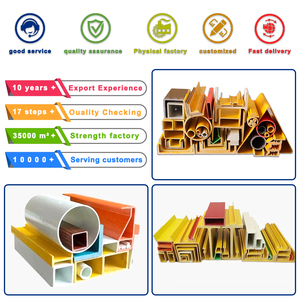 Hw GRP/<span class=keywords><strong>FRP</strong></span> pultrusion hình chữ nhật và vuông sợi thủy tinh ống nhựa Epoxy Polyurethane Ống Vuông - Product Image 4