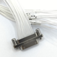 Conector Rectangular de Aviación Serie J30J MIL-DTL-83513 Micro-D, Conector Pigtail J30J-25TJL, Ensamblaje de Cable Personalizado