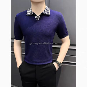 <span class=keywords><strong>POLO</strong></span> t-shirt a maniche corte da <span class=keywords><strong>uomo</strong></span> nuova 2026 estiva in cotone a mezza manica alta moda colletto <span class=keywords><strong>di</strong></span> marca t-shirt - Product Image 4