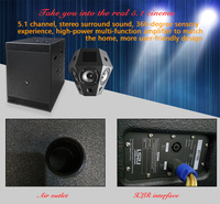 Sistema de Audio VANT Auroa6.3/VT7180 Pro Line Array para Cine en Casa y Exteriores, Actuaciones en Escenario, KTV, 240W RMS/960W Pico, Negro, para Conferencias